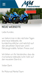 Mobile Screenshot of motorradmerkel.de